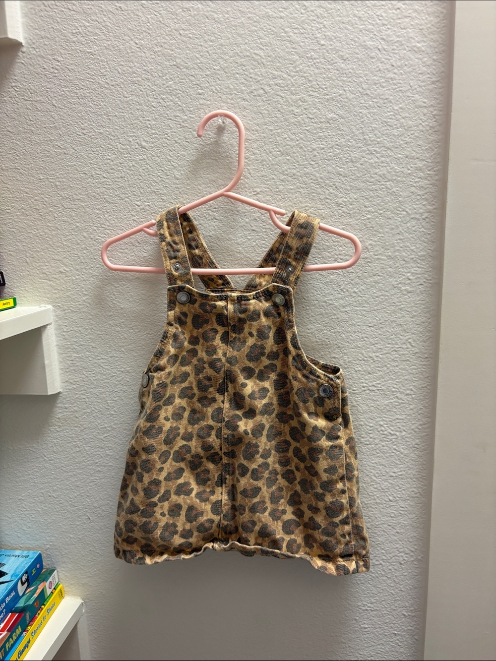 H&M Baby | Leopard Cheetah Print Overall Dress